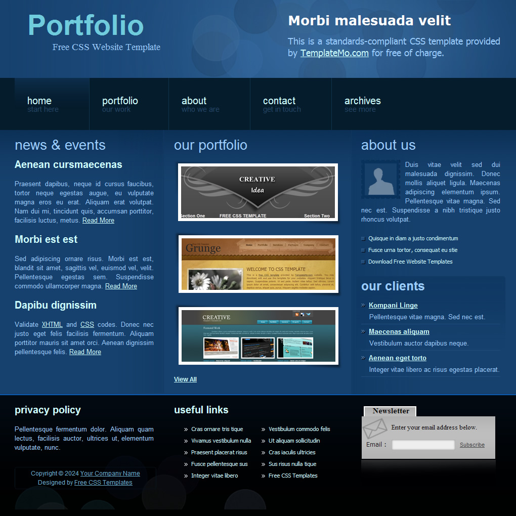 Portfolio website